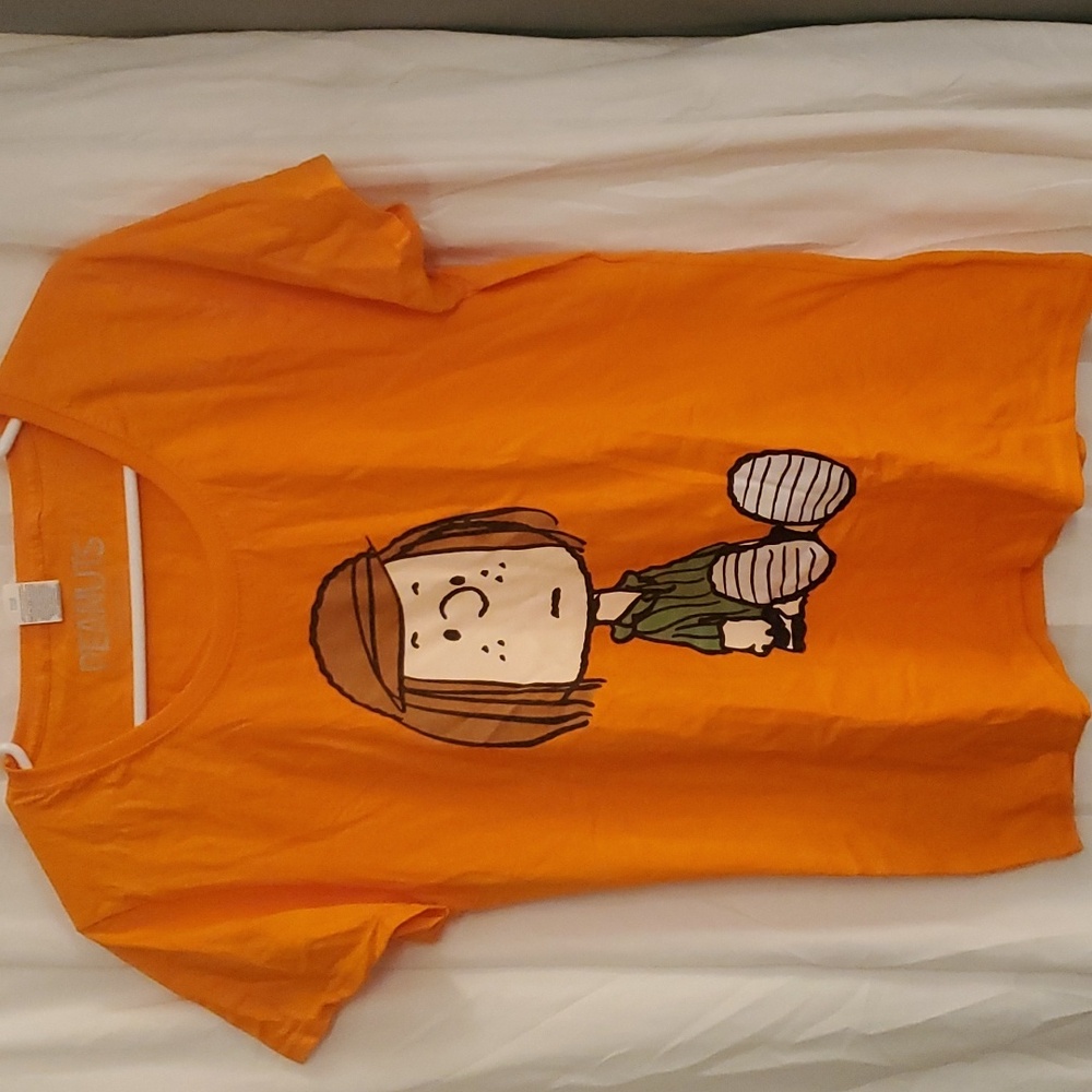 Peanuts Orange Tshirt